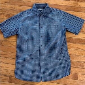 Daniel Cremieux Navy Geometric Button Down Shirt